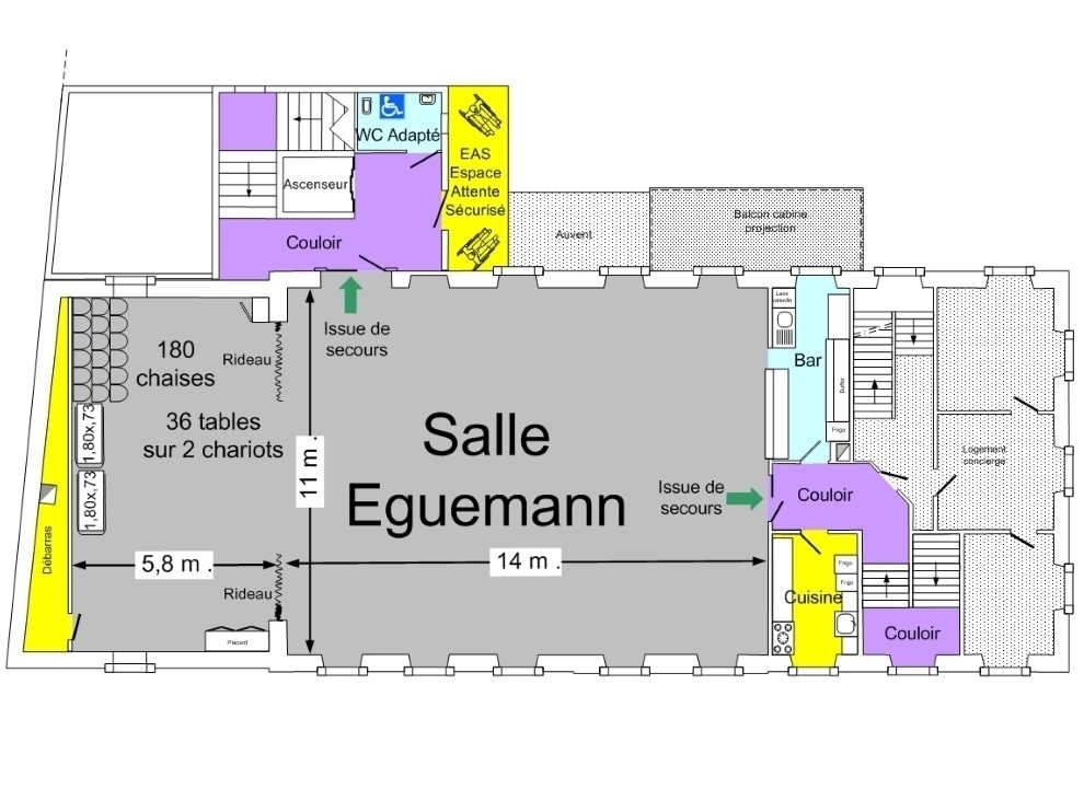 Plan de salle